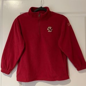 🦅 Boston College Fleece Quarter Zip Coat / Jacket 🦅